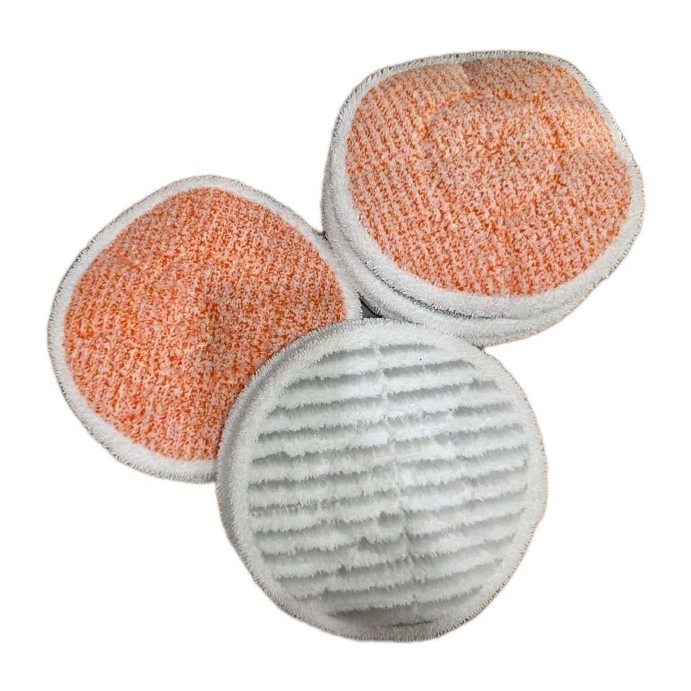(9 Pack) 3897A Replacement Mop Pads Bissell SpinWave SmartSteam‎ Scrubbing Mop